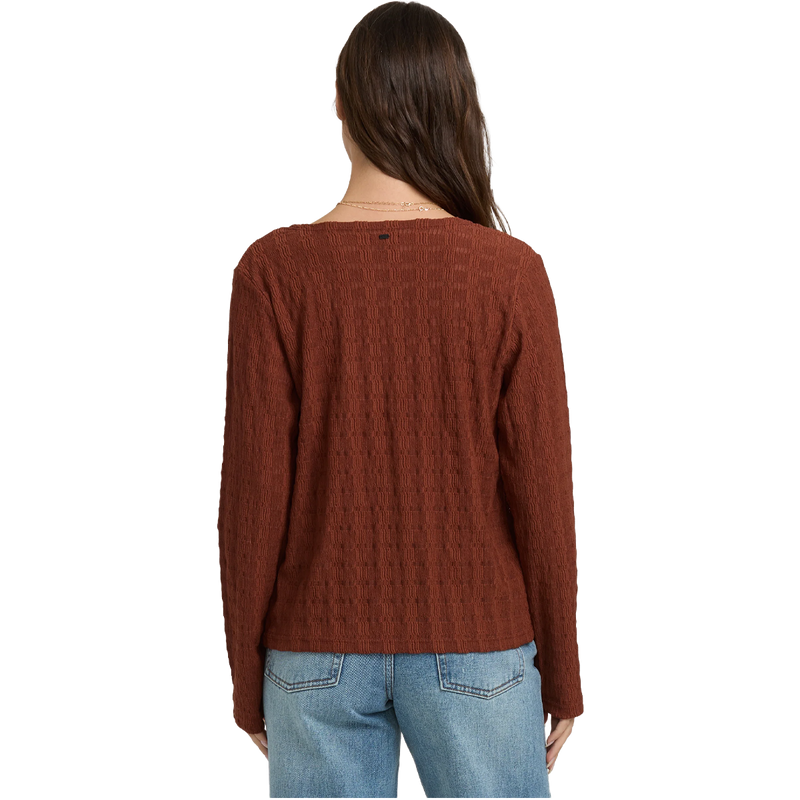 Women's Havana Long Sleeve Knit Top, Billabong Women's Havana Long Sleeve Knit Top back