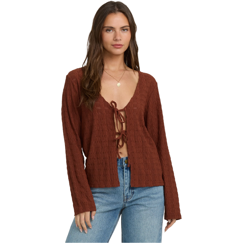 Women's Havana Long Sleeve Knit Top, Featured Image
