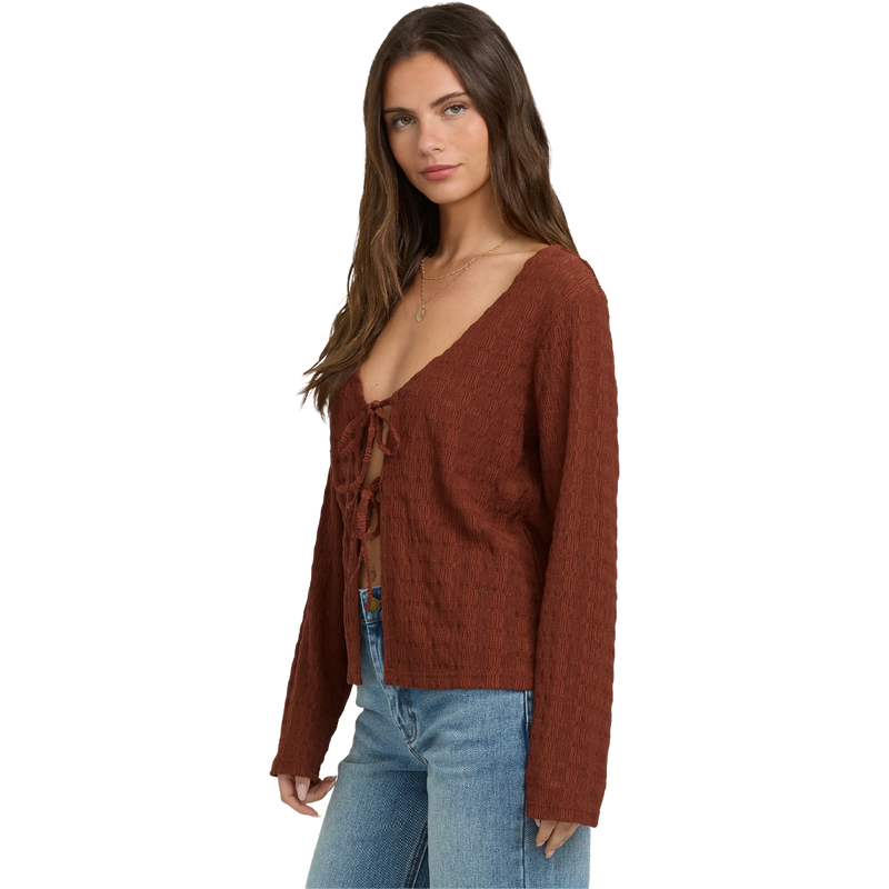 Women's Havana Long Sleeve Knit Top, Billabong Women's Havana Long Sleeve Knit Top side
