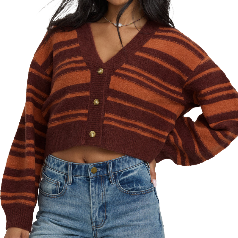 Women's Something About It Cardi, Billabong Women's Something About It Cardi Front