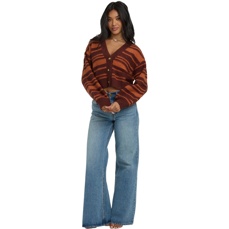 Women's Something About It Cardi, Billabong Women's Something About It Cardi Full View