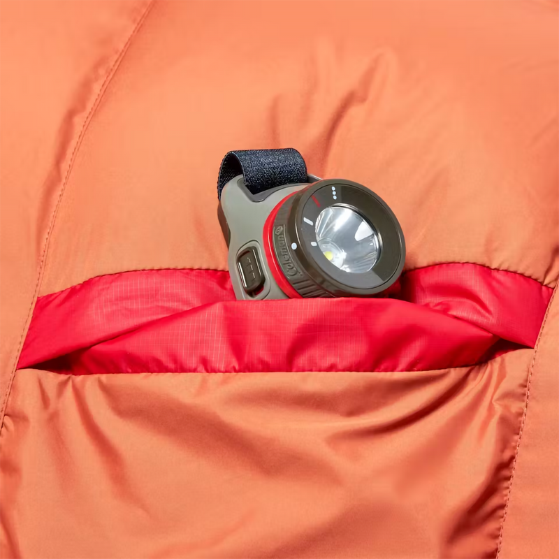 Lost Coast 40 Long, Marmot Lost Coast 40 in 23494-Team Red/Auburn stuff pocket