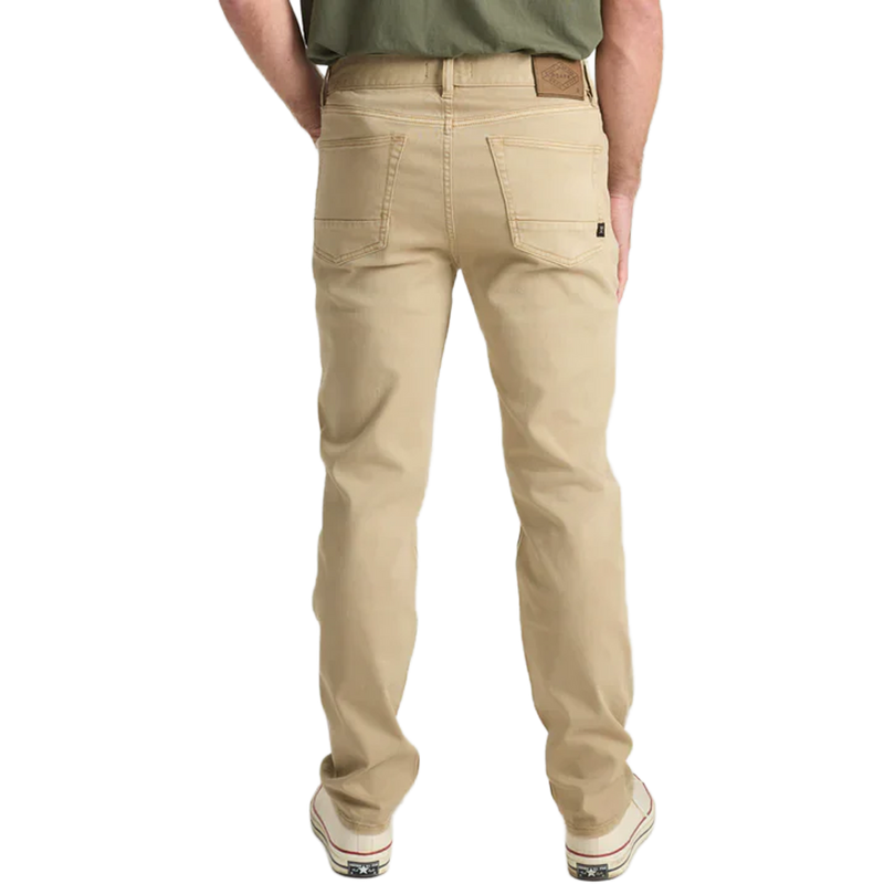 Men's Hwy 128 Broken Twill Denim, Roark HWY 128 5-Pocket Broken Twill Denim back on model shirt tucked