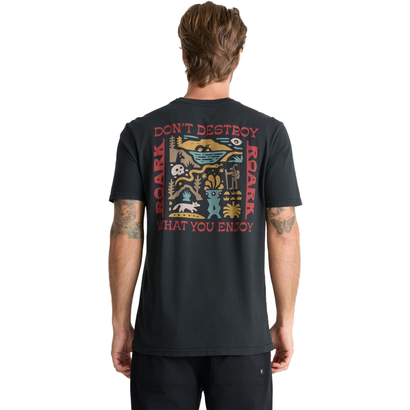 Men's Enjoy Tee, Roark Men's Enjoy Tee back on model