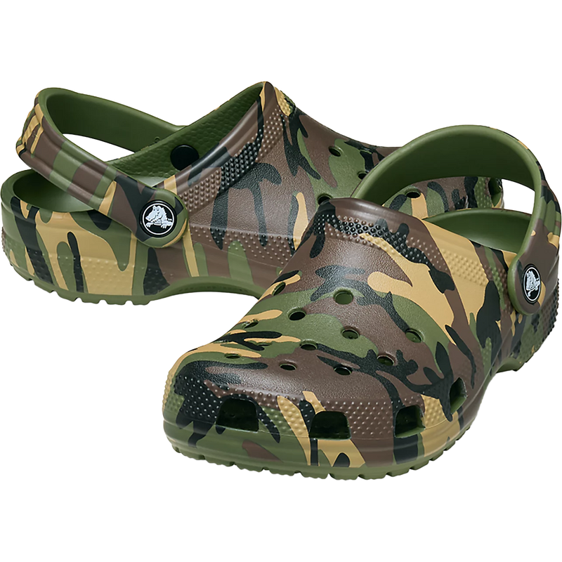 Youth Classic Graphic Clog, Crocs Youth Classic Graphic Clog Pair