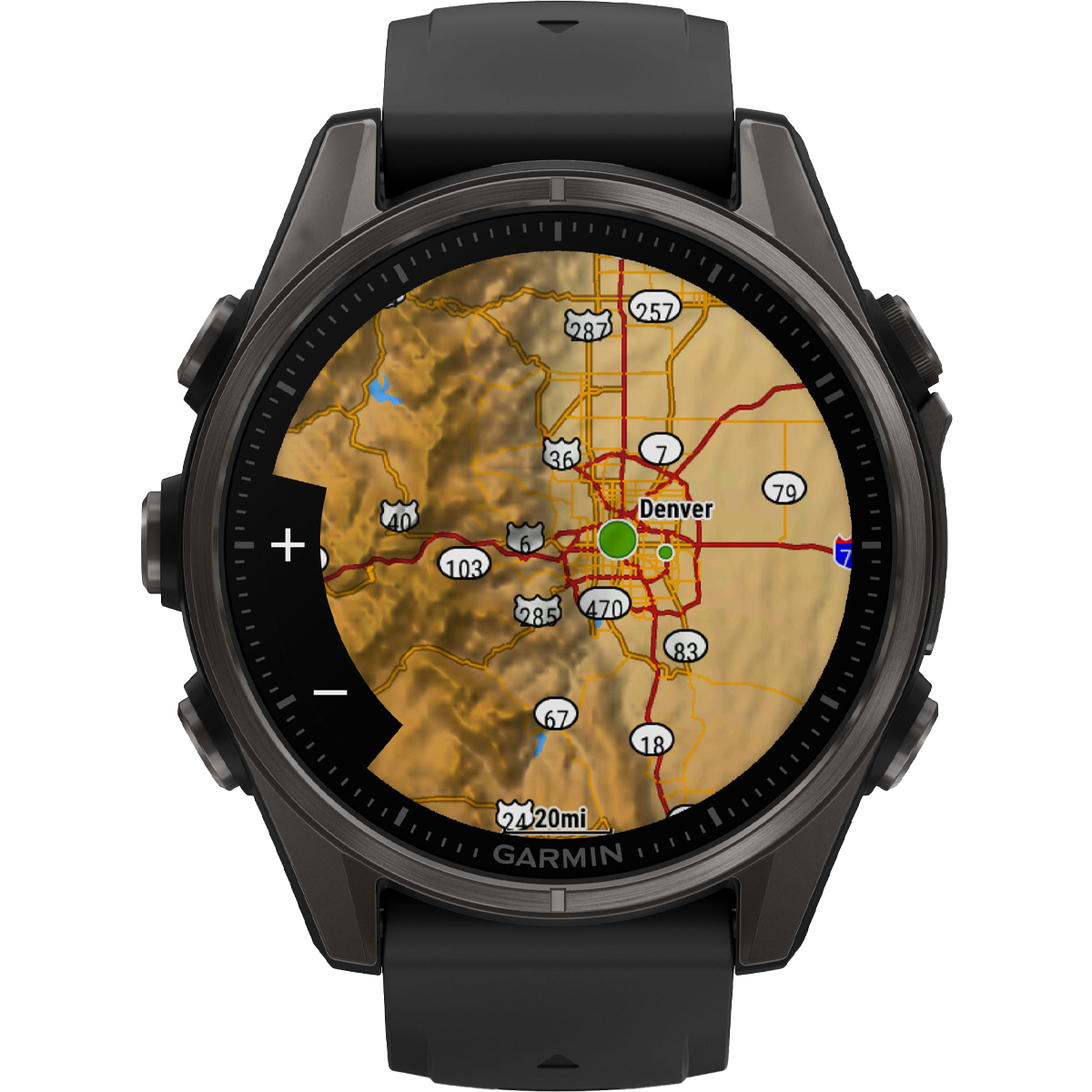 Fenix 8 Sapphire 43mm - Carbon Gray alternate view