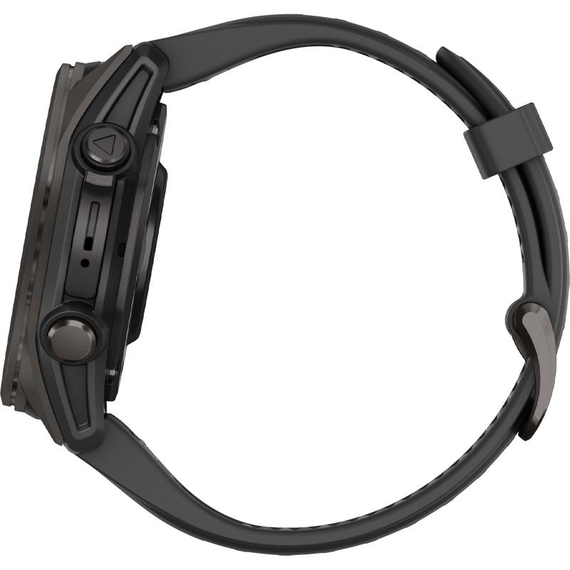 Fenix 8 Sapphire 43mm - Carbon Gray, Garmin Fenix 8 Sapphire 43mm Carbon Gray side 1