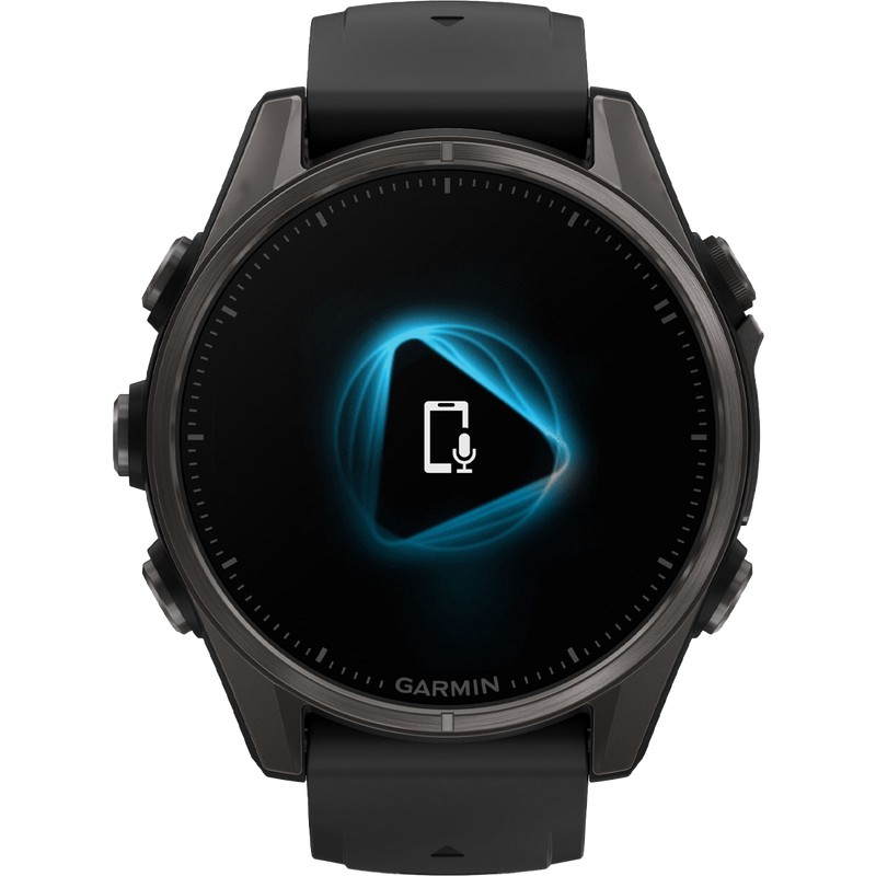 Fenix 8 Sapphire 43mm - Carbon Gray, Garmin Fenix 8 Sapphire 43mm Carbon Gray voice