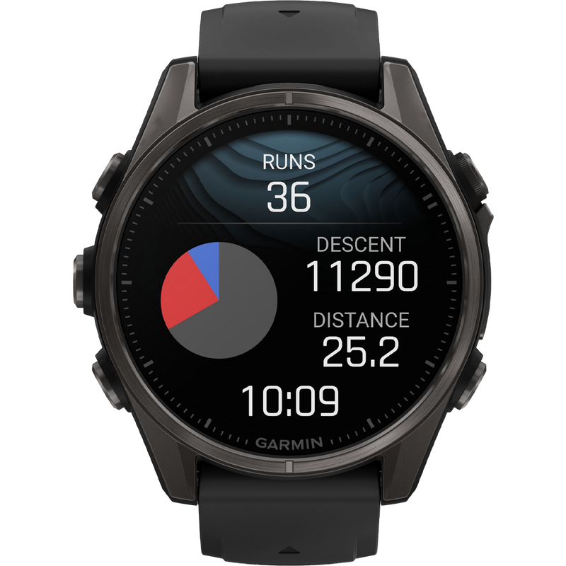 Fenix 8 Sapphire 43mm - Carbon Gray, Garmin Fenix 8 Sapphire 43mm Carbon Gray stats