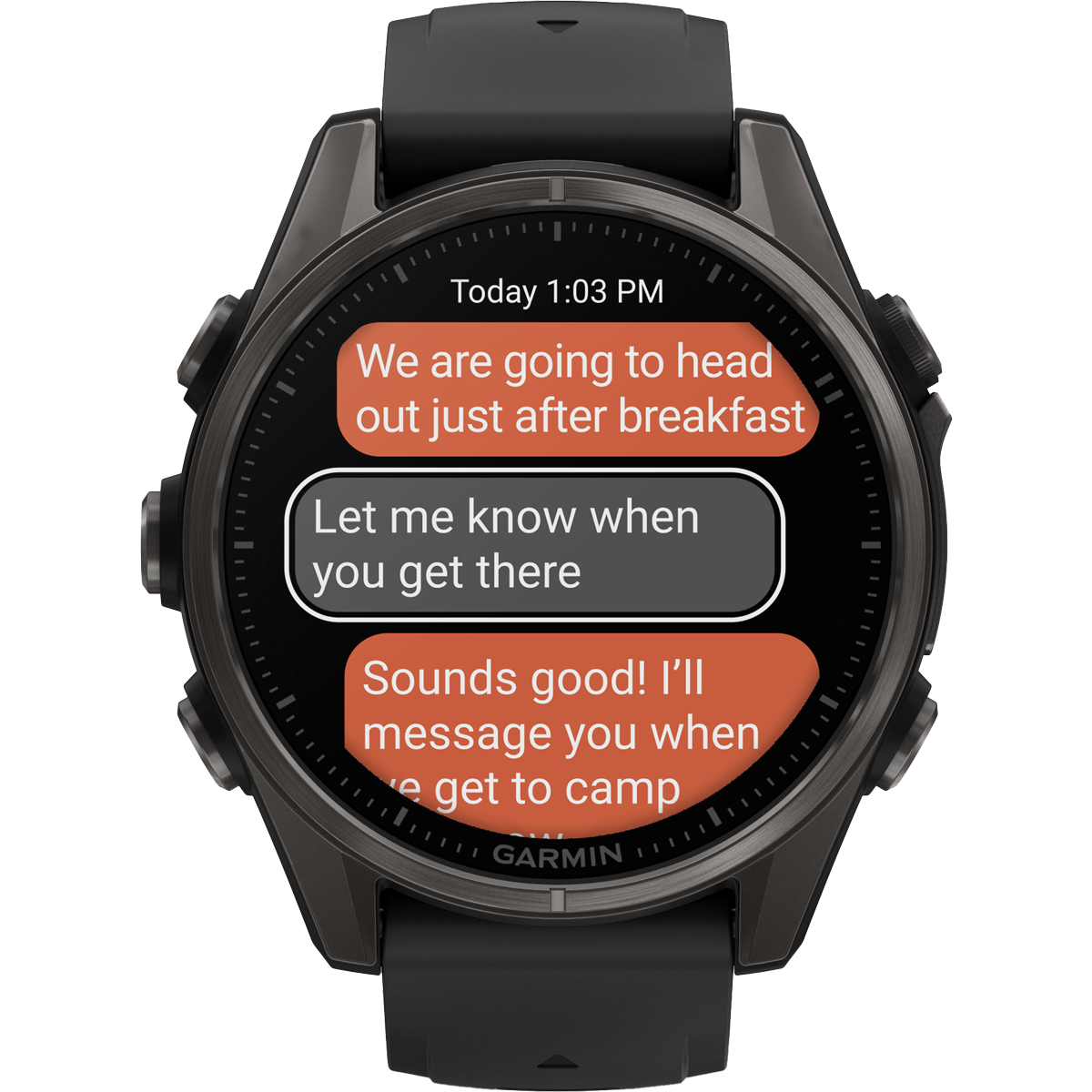 Fenix 8 Sapphire 43mm - Carbon Gray alternate view