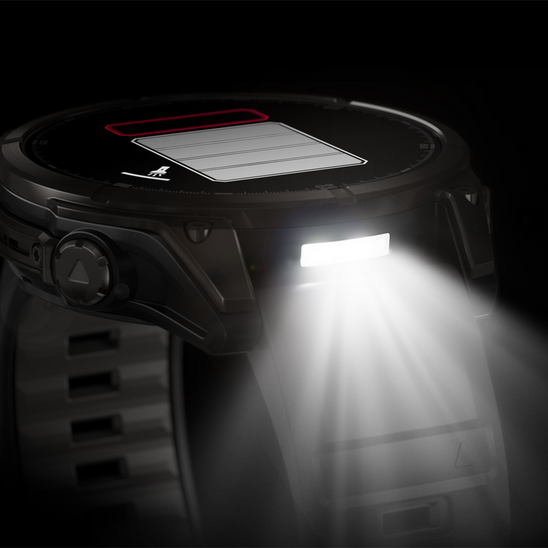 Fenix 8 Solar Sapphire 47mm, Garmin Fenix 8 Solar Sapphire 47mm flashlight