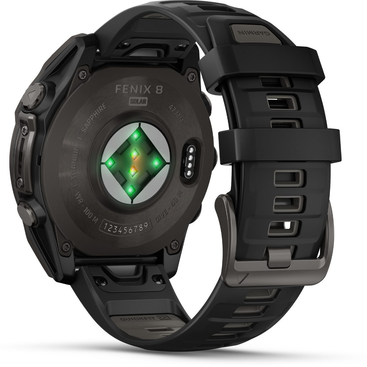 Fenix 8 Solar Sapphire 47mm alternate view