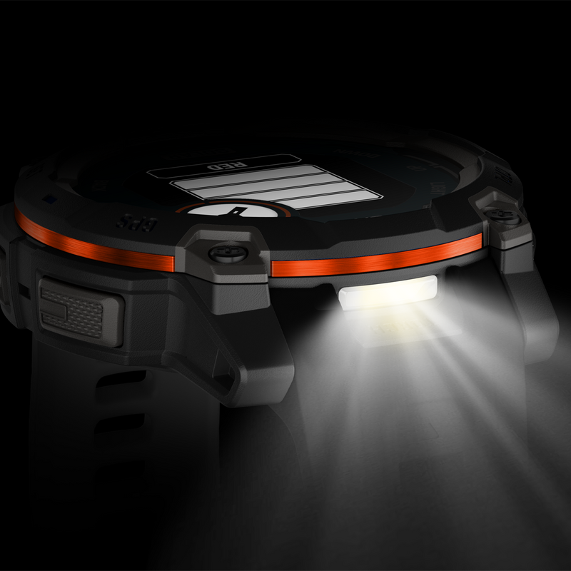 Instinct 3 Solar 45mm Black, Garmin Instinct 3 Solar 45mm Black flishlight
