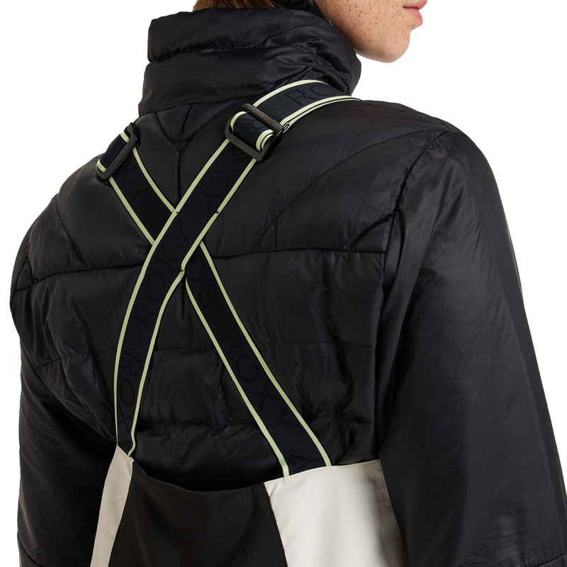 Women's Gore-Tex Lunalite 3L Bib Pant, Roxy Women's Gore-Tex Lunalite 3L Bib Pant back detail
