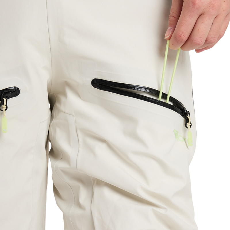 Women's Gore-Tex Lunalite 3L Bib Pant, Roxy Women's Gore-Tex Lunalite 3L Bib Pant pocket loop