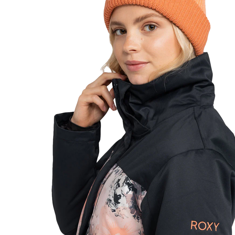Women's Roxy Jetty Block Jacket, Roxy Women's Roxy Jetty Block Jacket collar