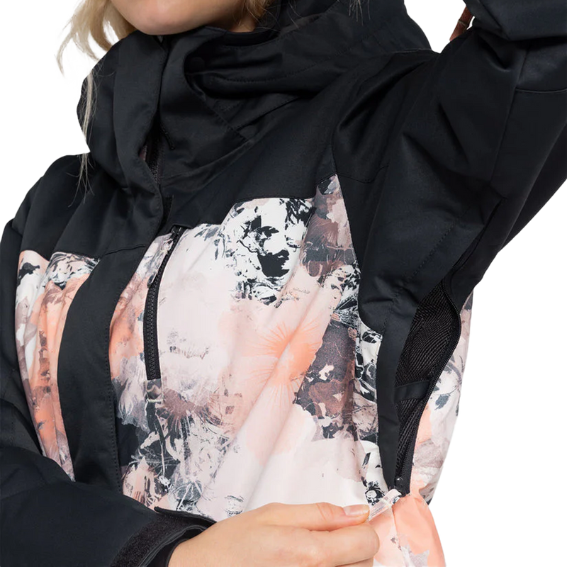 Women's Roxy Jetty Block Jacket, Roxy Women's Roxy Jetty Block Jacket pit zip