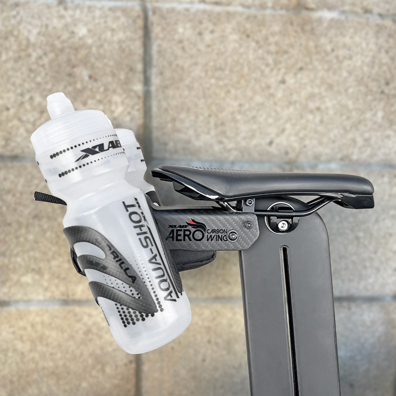 Aero Carbon Wing w/ Gorilla Cages, XLAB Aero Carbon Wing w/ Gorilla Cages with bottles