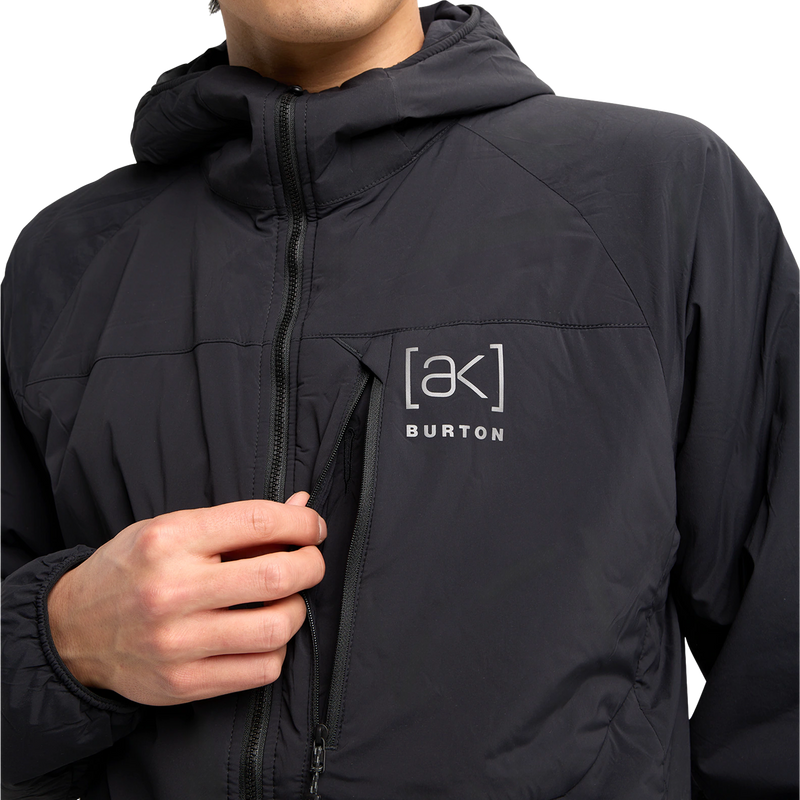 Men's AK Helium Hooded Stretch Jacket, Burton Men's AK Helium Hooded Stretch Jacket Chest Pocket