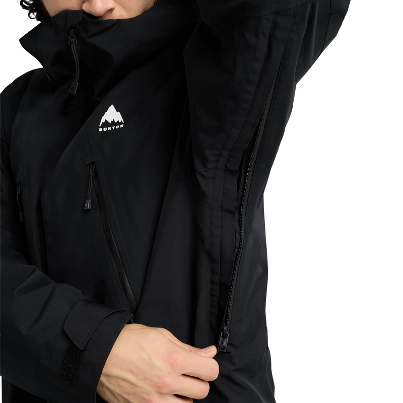 Men's Reserve Gore Tex 2L Insulated Jacket, Burton Reserve Gore Tex 2L Insulated Jacket Side Vent