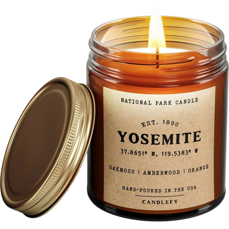 Yosemite National Park Candle, Candlefy Yosemite National Park Candle with lid