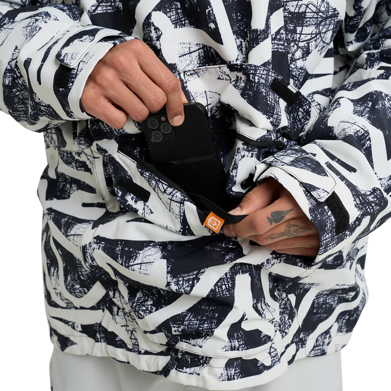 Men's Reserve 2L Relaxed Fit Anorak, Burton Men's Reserve 2L Relaxed Fit Anorak Kangaroo Pocket