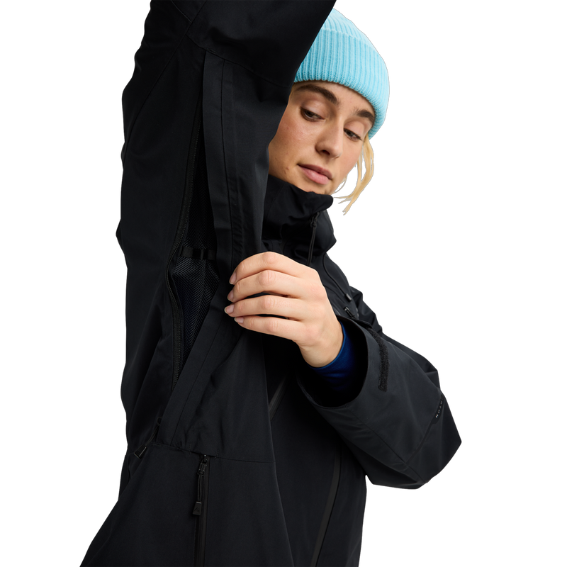 Women's Reserve Gore Tex 2L Jacket, Burton Women's Burton Reserve GORE-TEX 2L underarm vent
