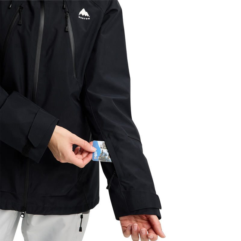 Women's Reserve Gore Tex 2L Jacket, Burton Women's Burton Reserve GORE-TEX 2L pass pocket