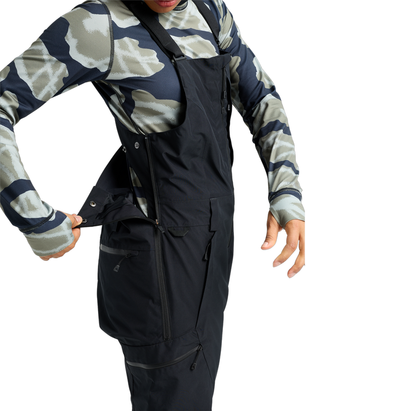 Women's Reserve Gore Tex 2L Bibs, Burton Women's Burton Reserve GORE-TEX 2L Bib Pants drop seat