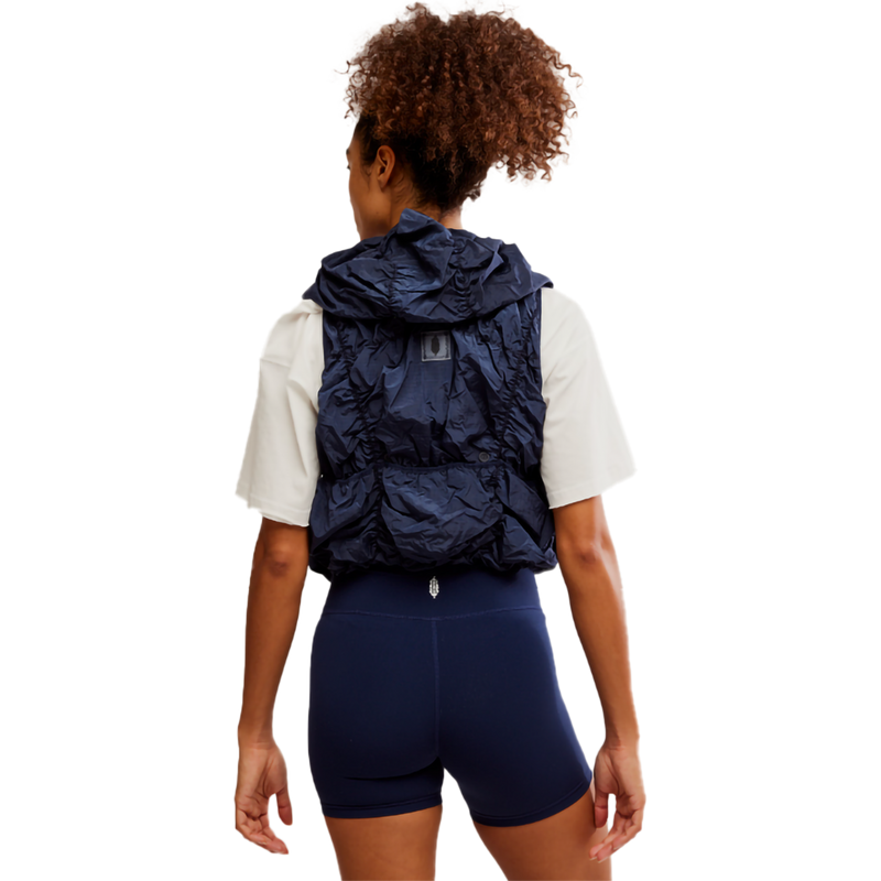 Women's Light Packer Hike Vest, FP Movement Women's Light Packer Hike Vest in 4405 Midnight Navy back