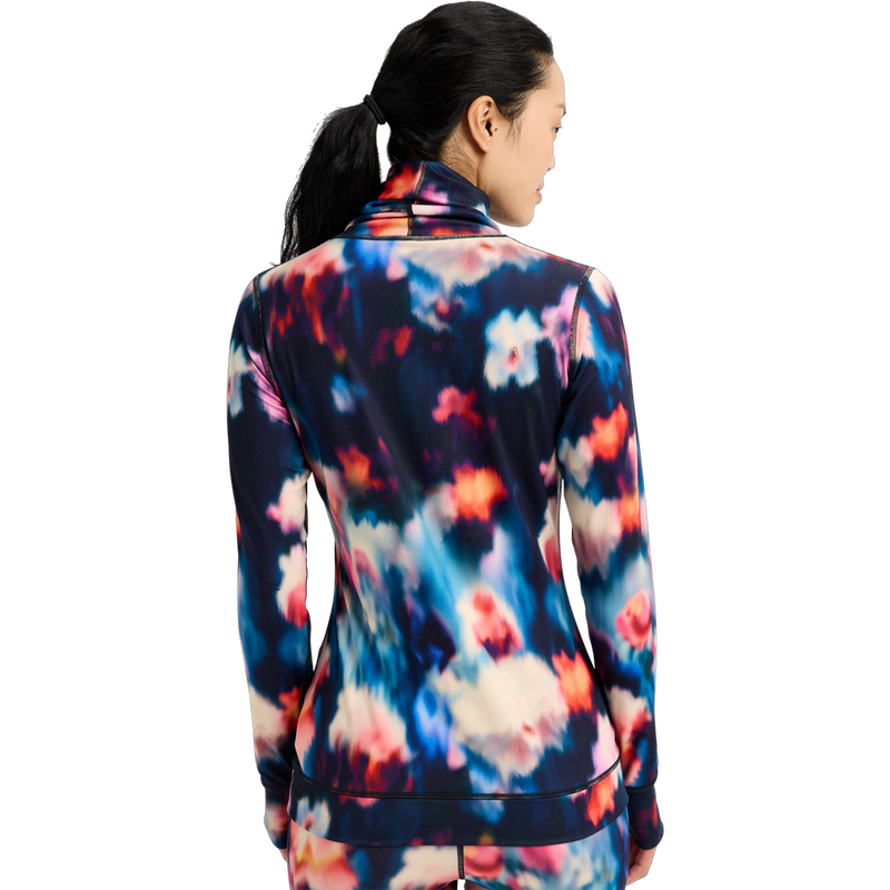 Women's Midweight Base Layer Long Neck Shirt, Burton Women's Midweight Base Layer Long Neck Shirt back