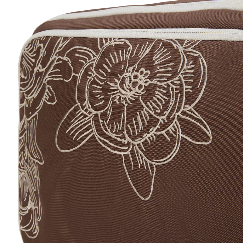 Team Low Roller Jamie Anderson, DaKine Team Low Roller Snowboard Bag Jamie Anderson flower detail
