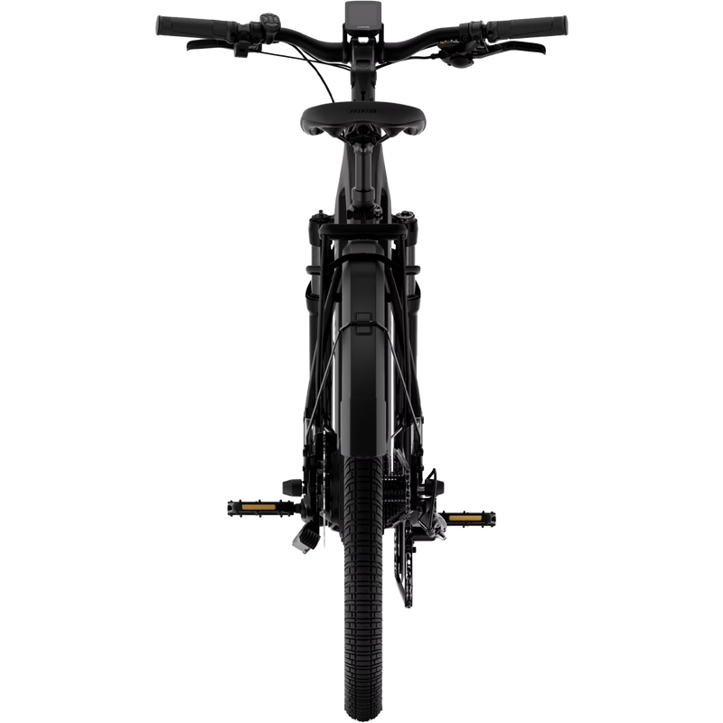 Level 3 Commuter, Aventon Level 3 back of bike