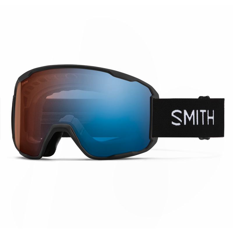 Smith Sport Optics Preview Pro Photochromic Low Bridge Fit in Black + CP Pro Photochromic Blue Mirror
