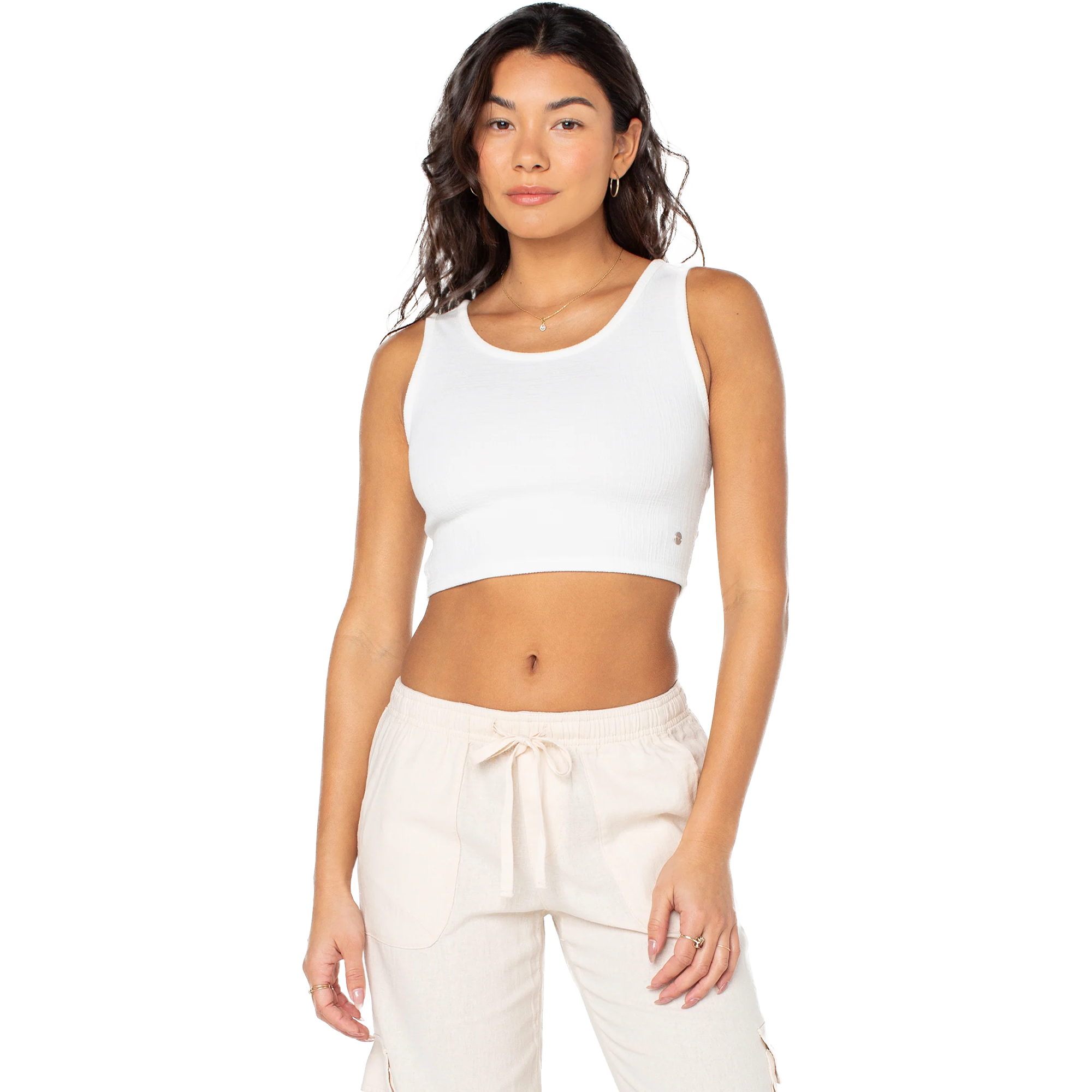 Women Good Keepsake Crop Top Tank alternate view