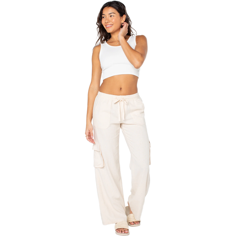 Women Good Keepsake Crop Top Tank, Roxy Women Good Keepsake Tank Full View