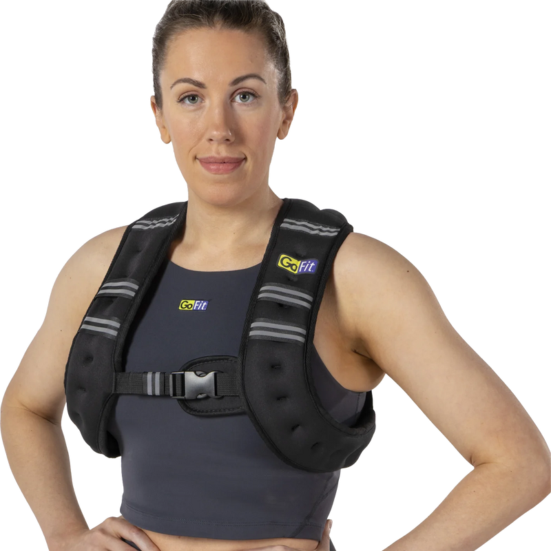 GoFit Neoprene 10 lb Weighted Vest, GoFit GoFit Neoprene 10 lb Weighted Vest Front