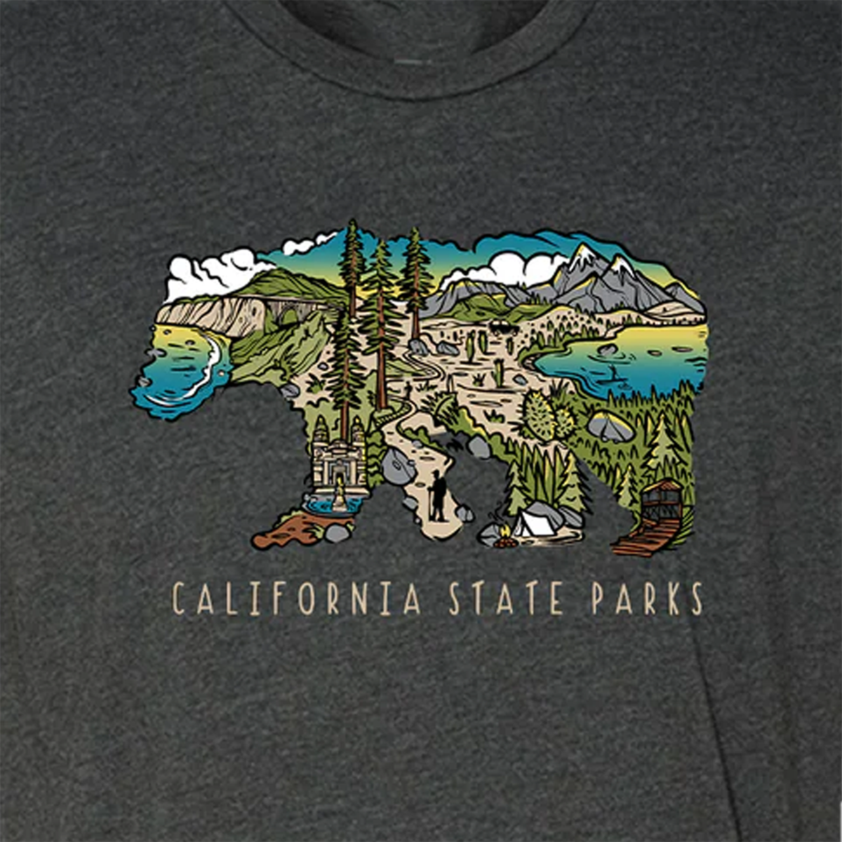 Men's California State Parks Bear alternate view