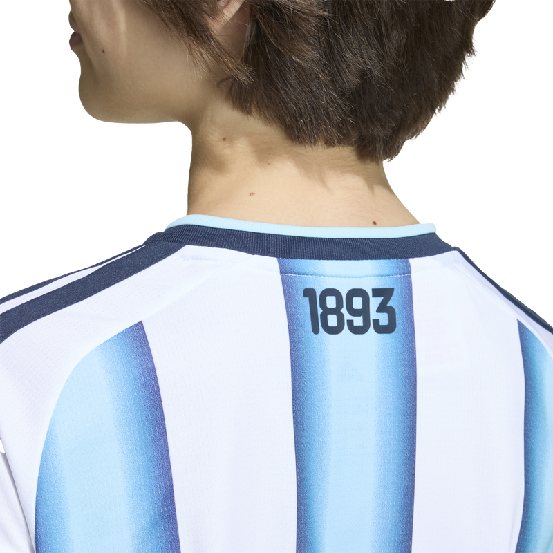 Youth Argentina AFA Home Replica Jersey, Adidas Youth Argentina AFA Home Replica Jersey Back Logo