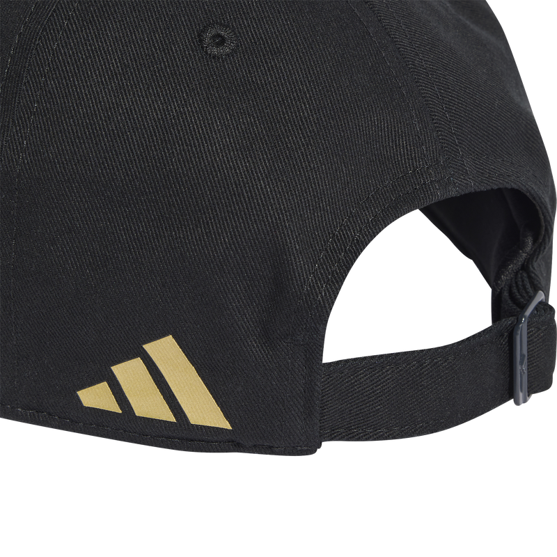 Official World Cup Emblem Cap, Adidas Official World Cup Emblem Cap in Black/Dark Football Gold logo