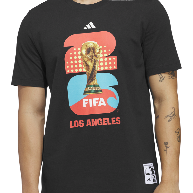 Men's FIFA World Cup Host City Tee, Adidas Men's FIFA World Cup Host City Tee Front Logo