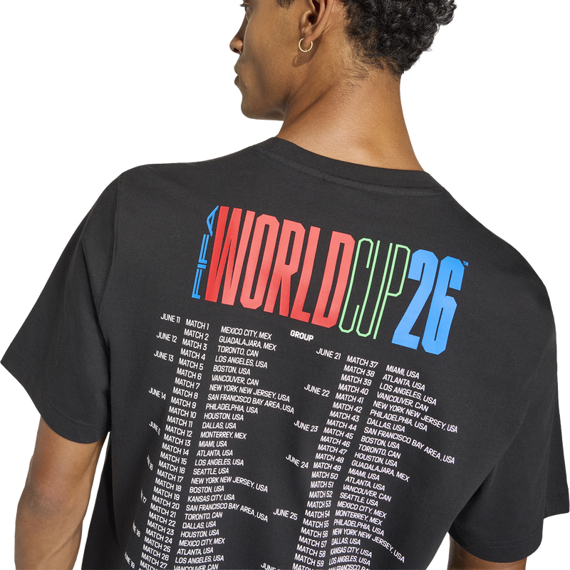 Men's FIFA World Cup 26 Tour Tee, Adidas Men's FIFA World Cup 26 Tour Tee Back Graphic