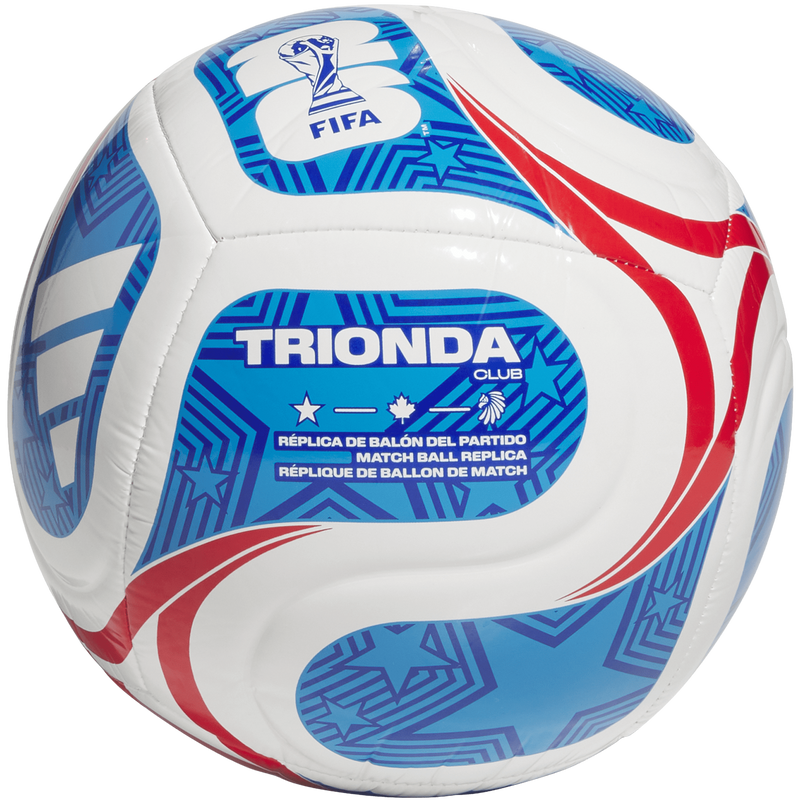 World Cup Club USA Ball, Adidas World Cup Club USA Ball in White/Tm Royal Blue/Solar Blue back