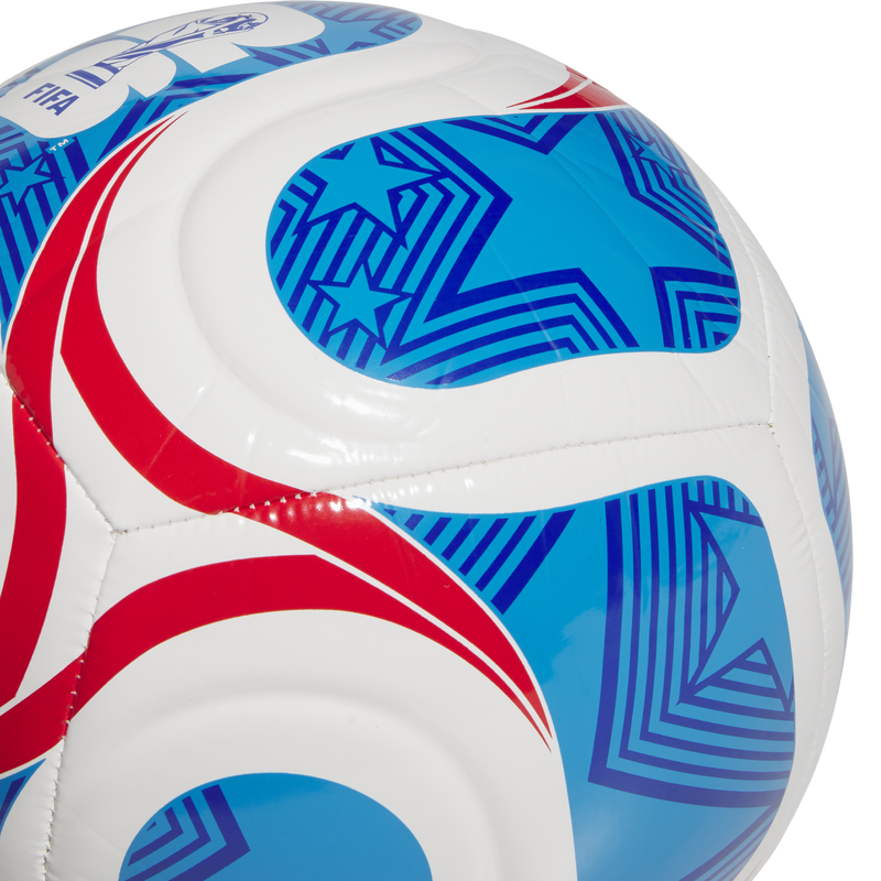 World Cup Club USA Ball, Adidas World Cup Club USA Ball in White/Tm Royal Blue/Solar Blue side