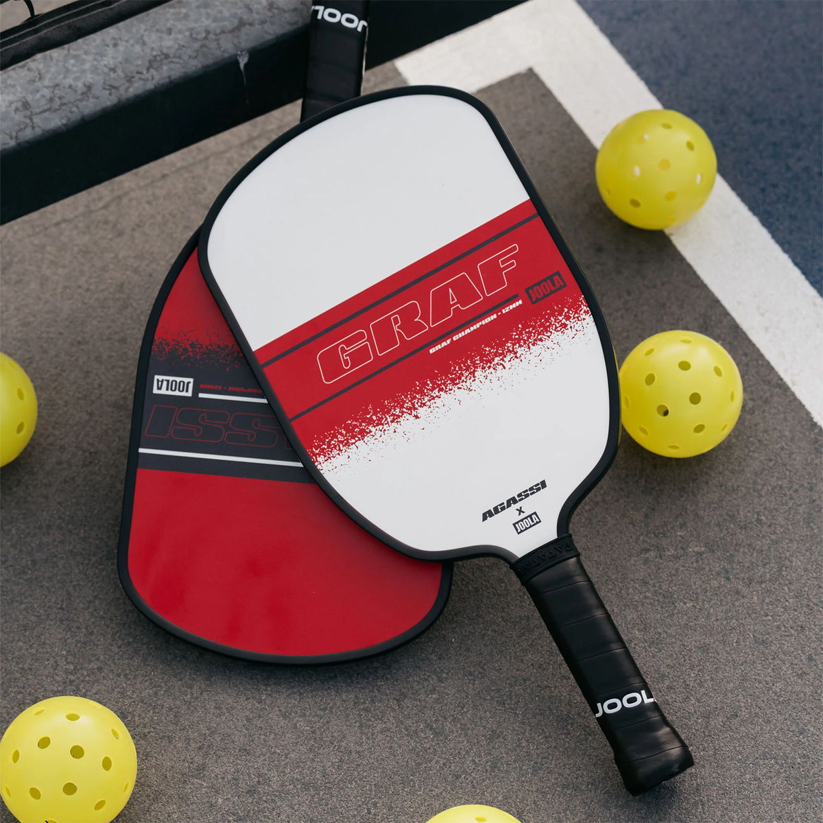 Agassi Graf Champion 12mm Pickleball Set alternate view