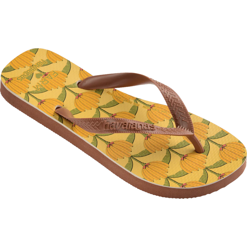 Women's FARM Rio Banana Deco Top Sandal, Havaianas Women's Farm Banana Deco Sandal Toe