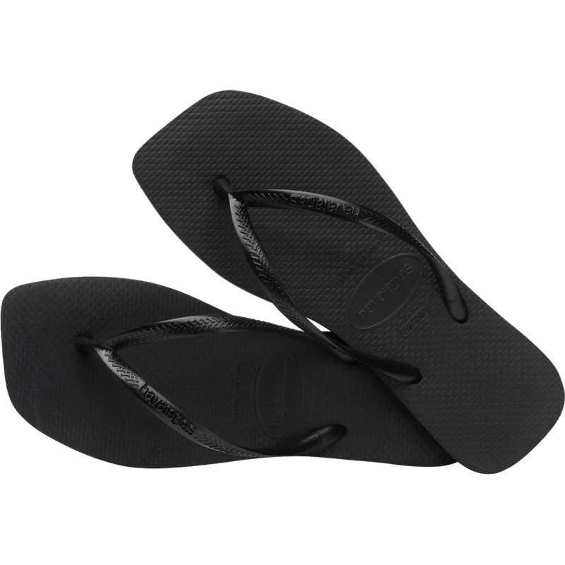 Women's Slim Square Sandal, Havaianas Women's Slim Square Sandal Pair Top Cross