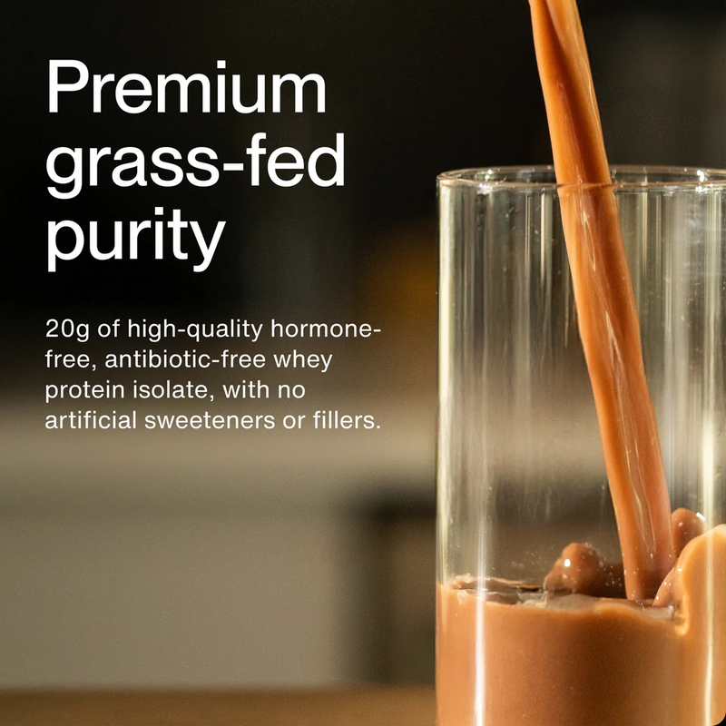 Whey Protein Isolate (25 Servings), Momentous Grass-Fed Whey Protein Isolate Powder features
