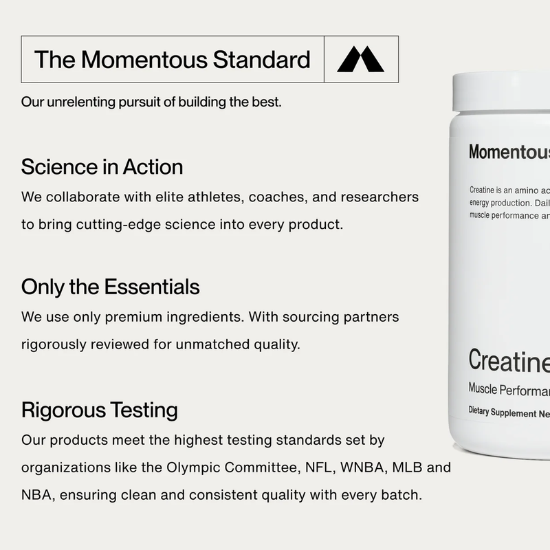 Creatine (90 Servings), Momentous Creatine features