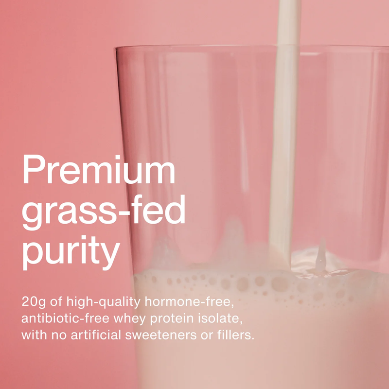 Whey Protein Isolate (Single Serving), Momentous Grass-Fed Whey Protein features